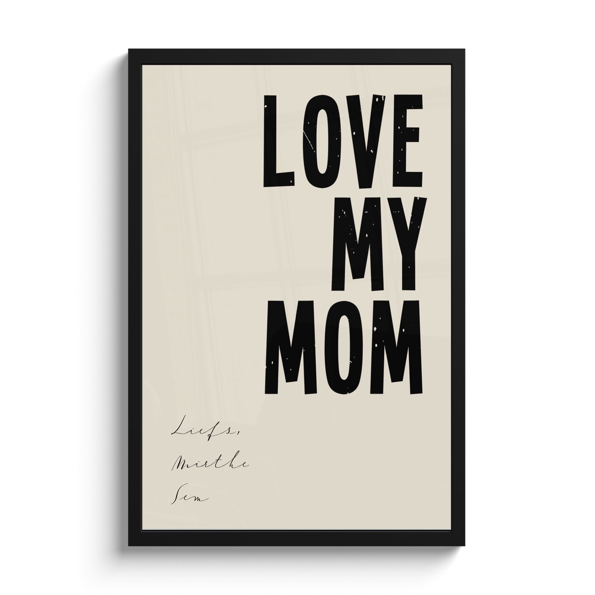 Foto in lijst – Love my mom