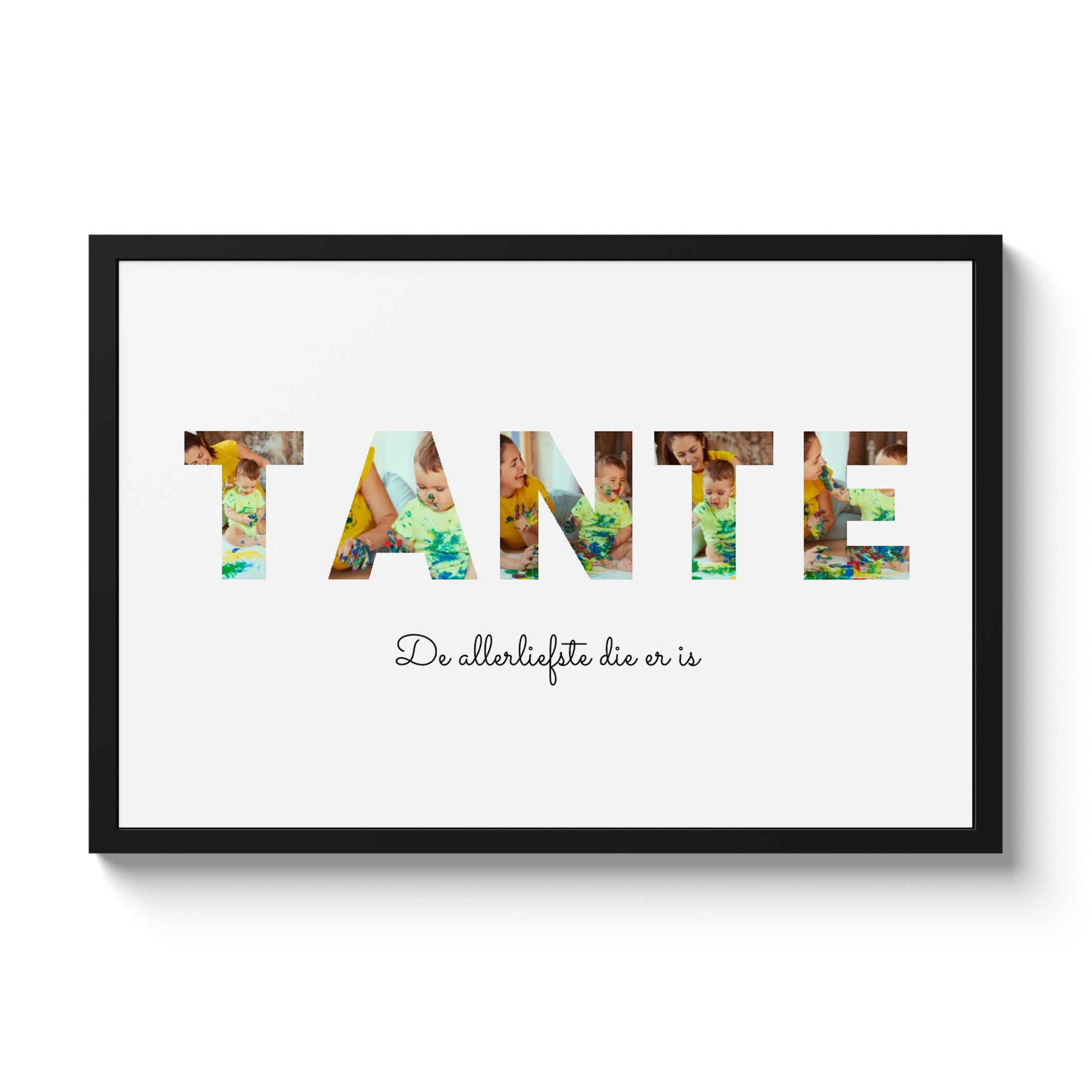 Letter collage tante