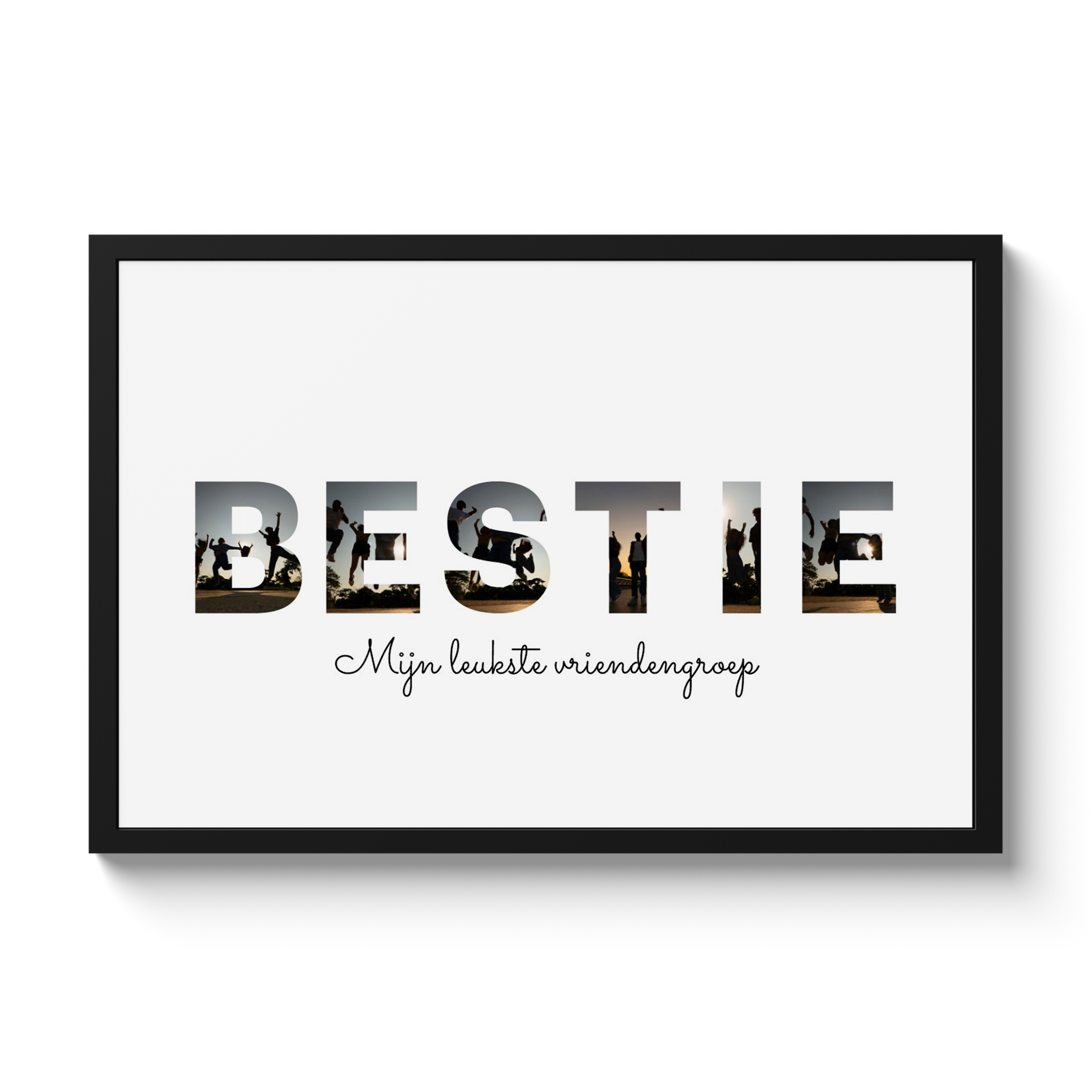 Letter collage bestie