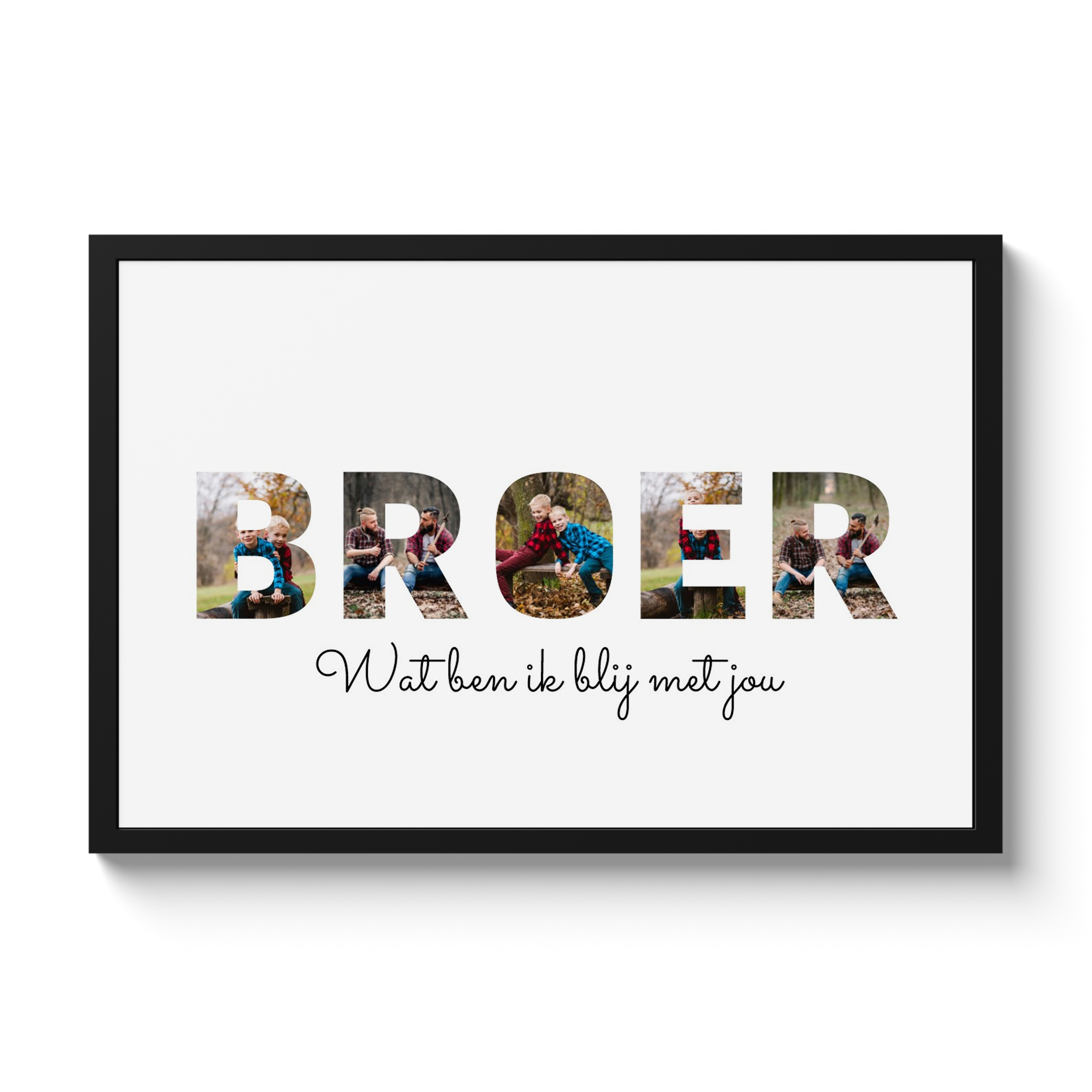Letter collage Broer