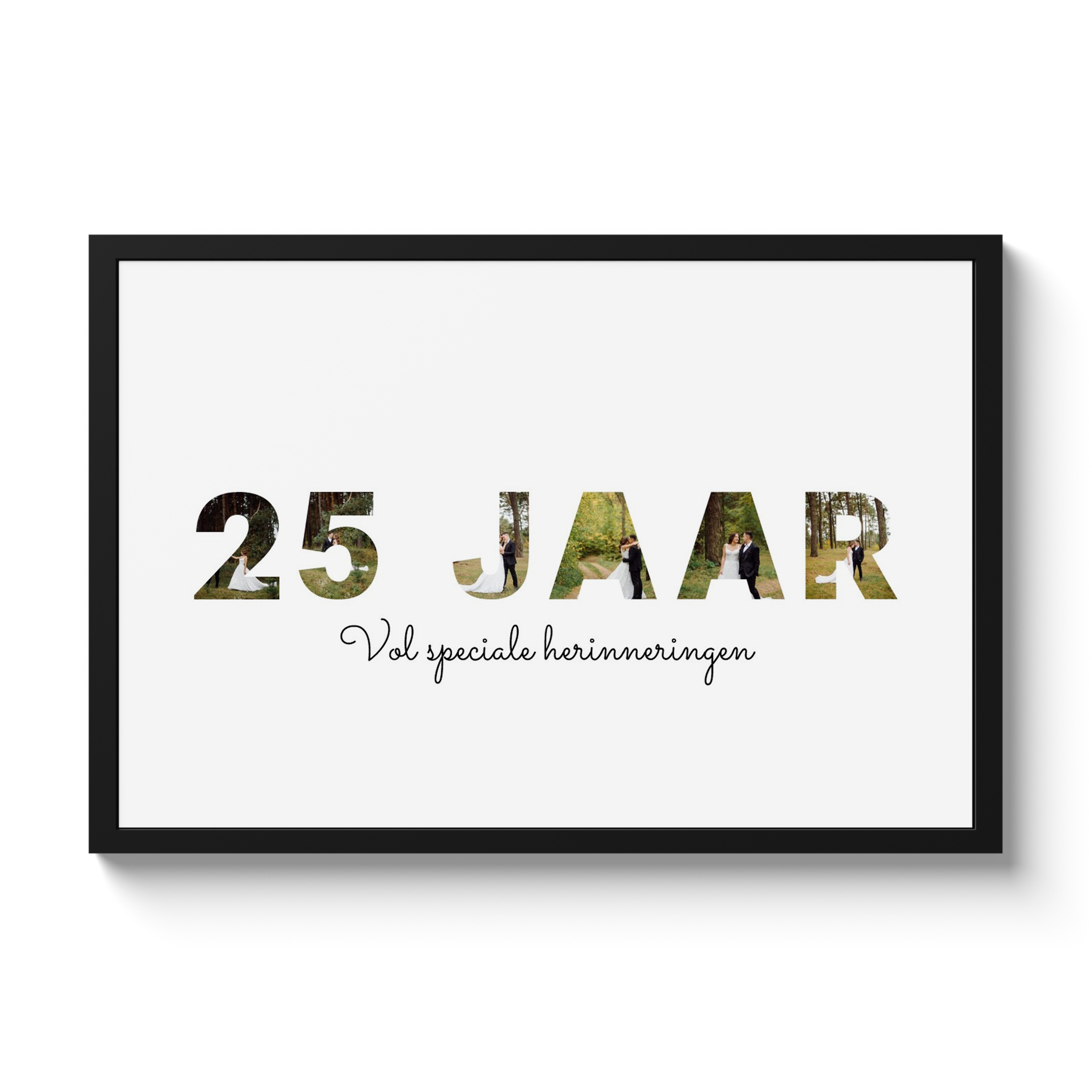 Letter collage Jubileum