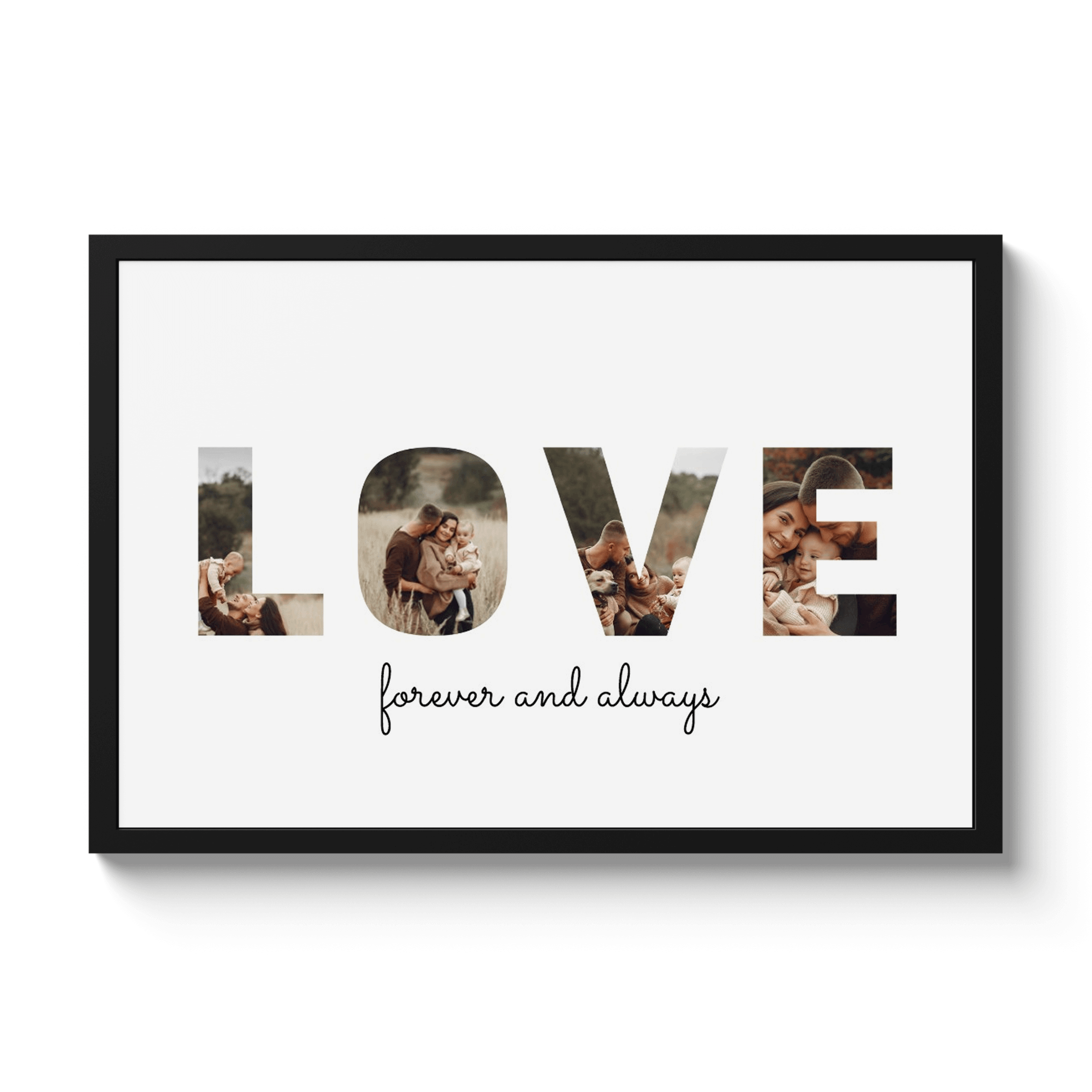 Letter collage Love