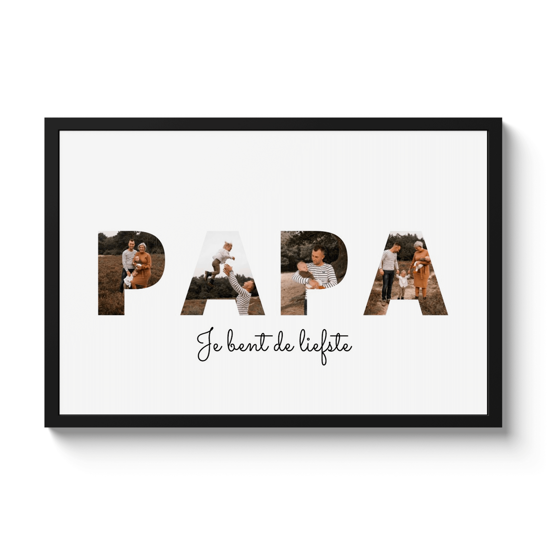 Letter collage Papa