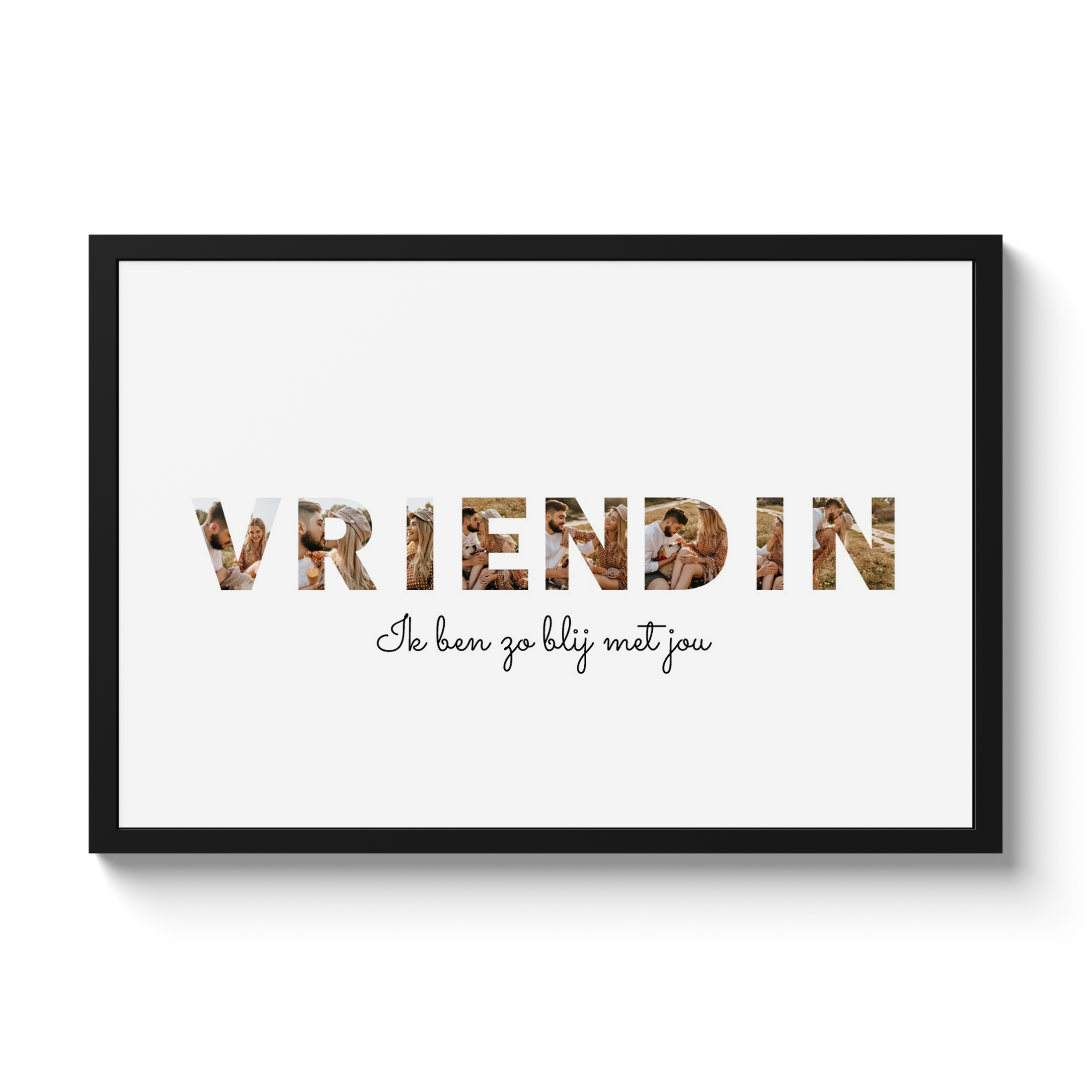 Letter collage Vriendin