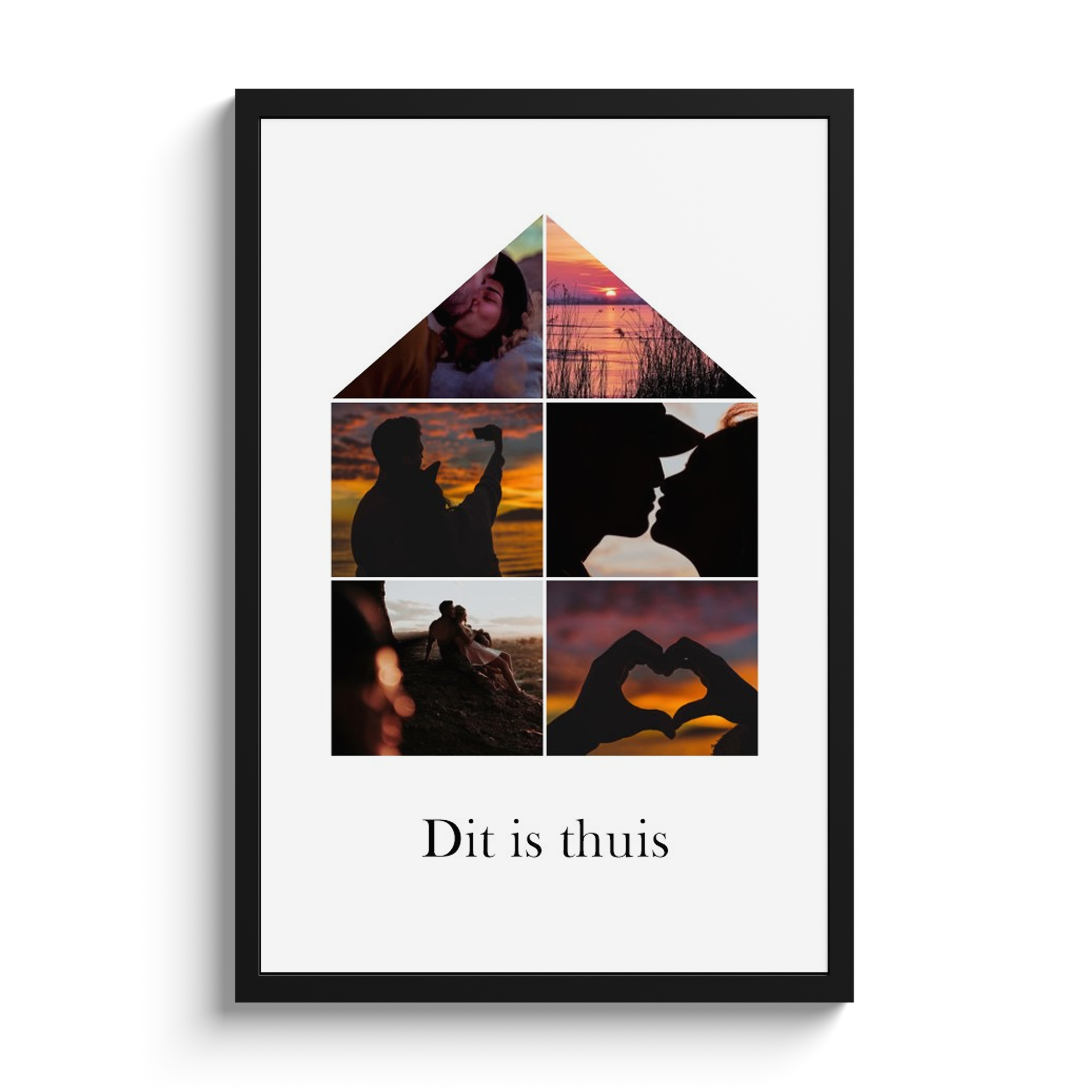 Huisje collage