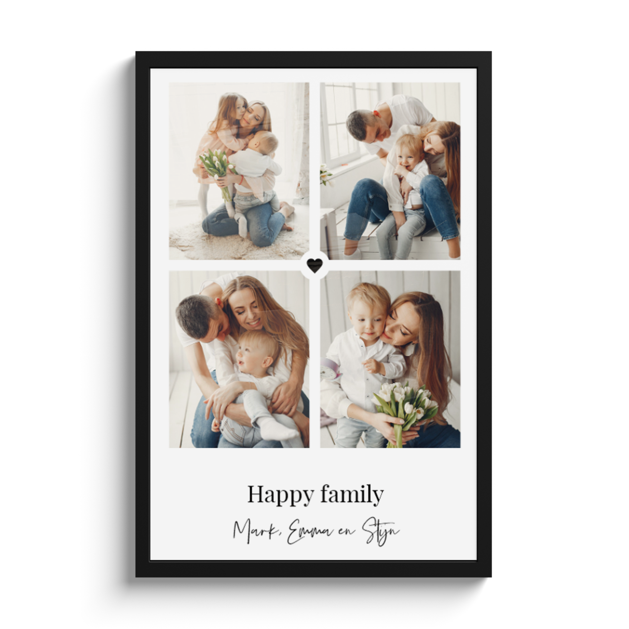Fotolijst collage met hartje