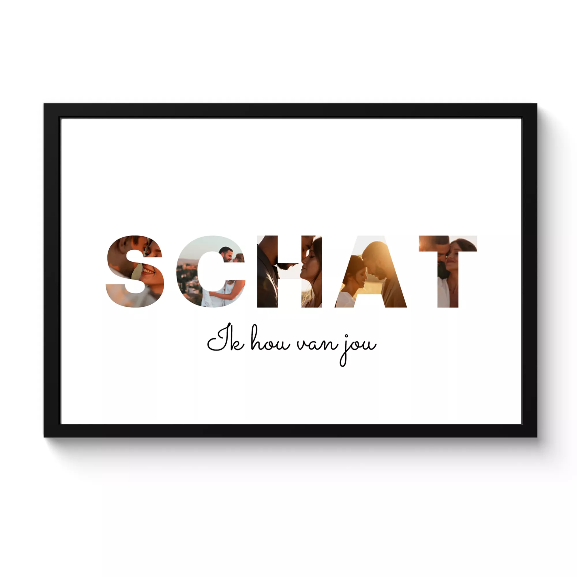 Letter collage Schat