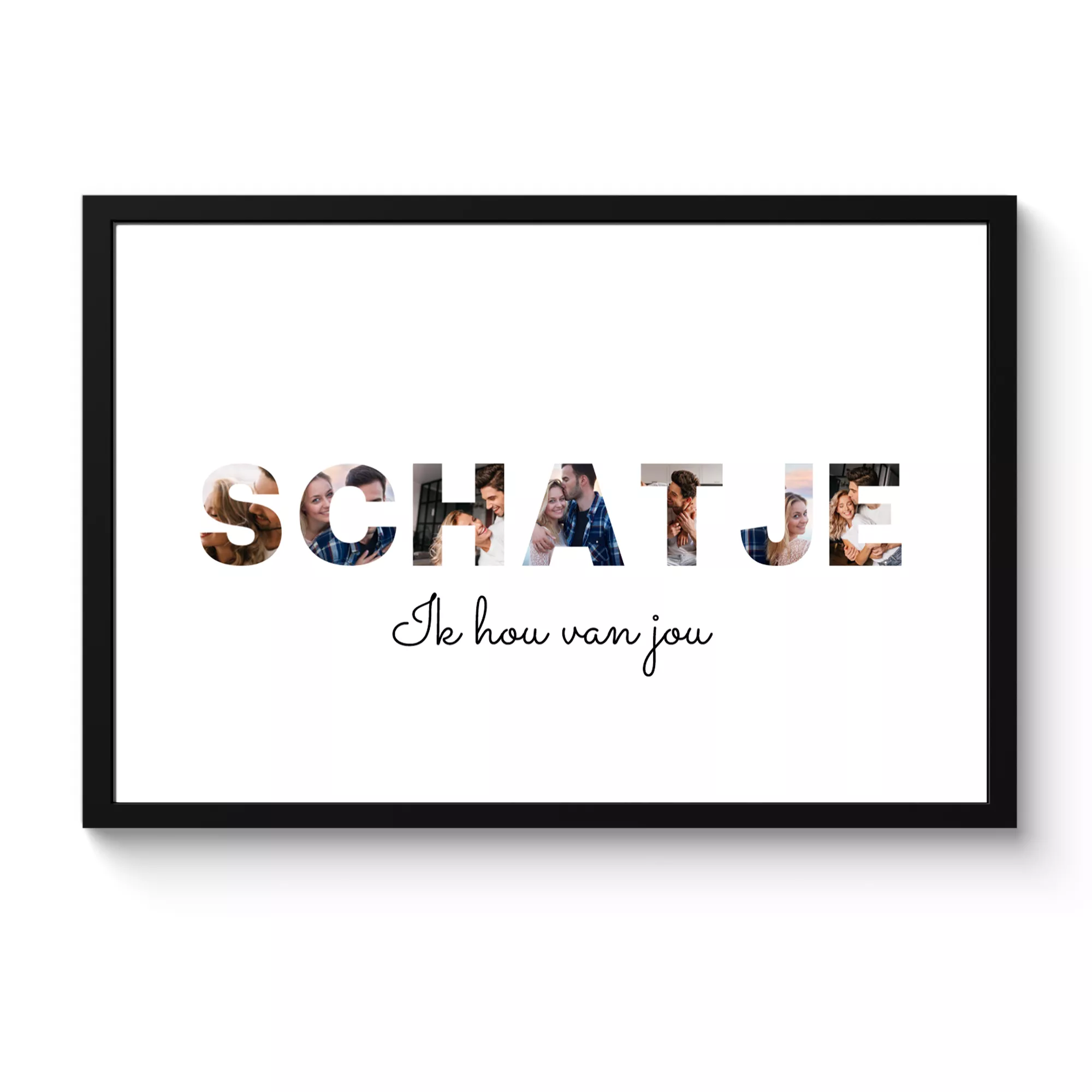 Letter collage Schatje