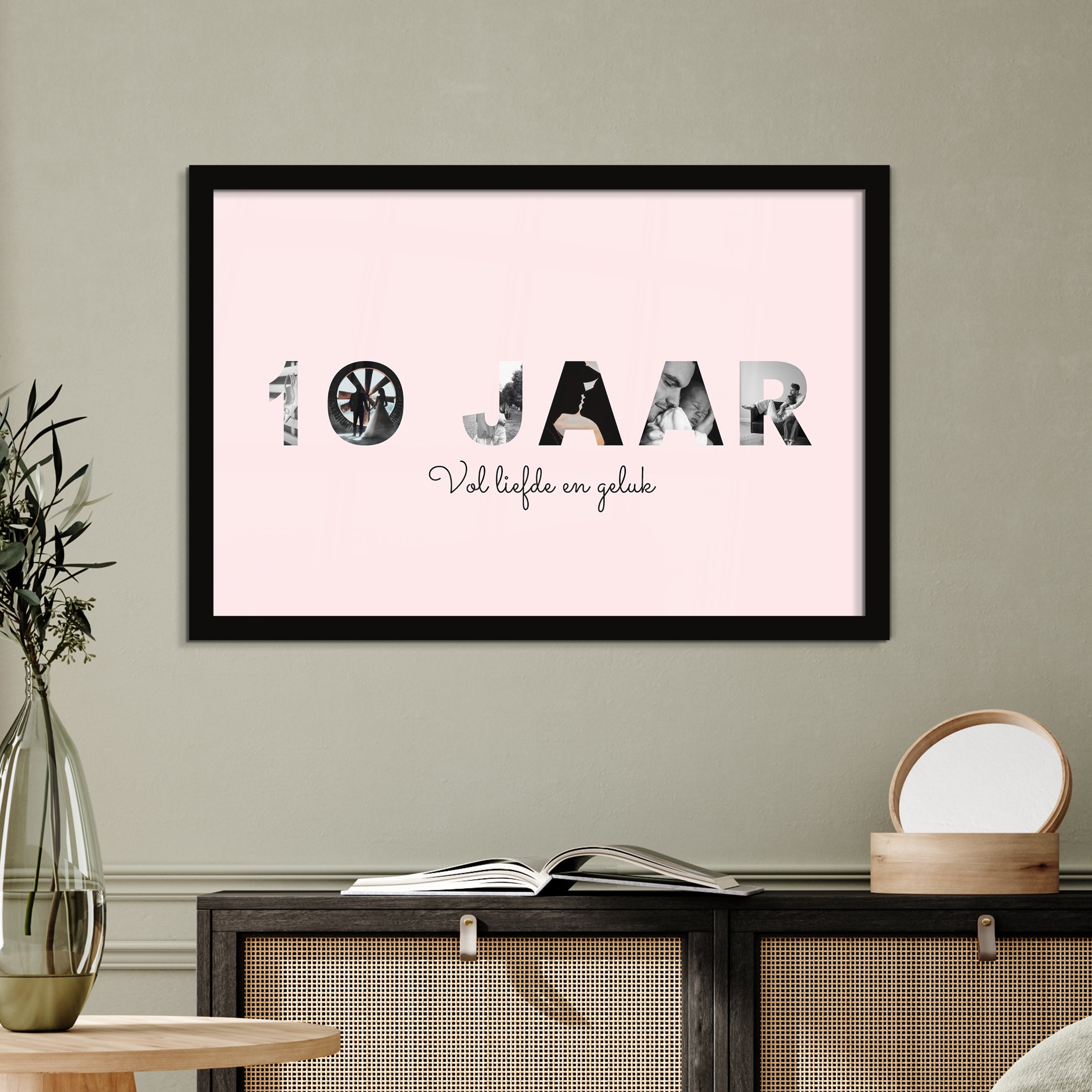 Poster met lijst - jubileum 10 jaar