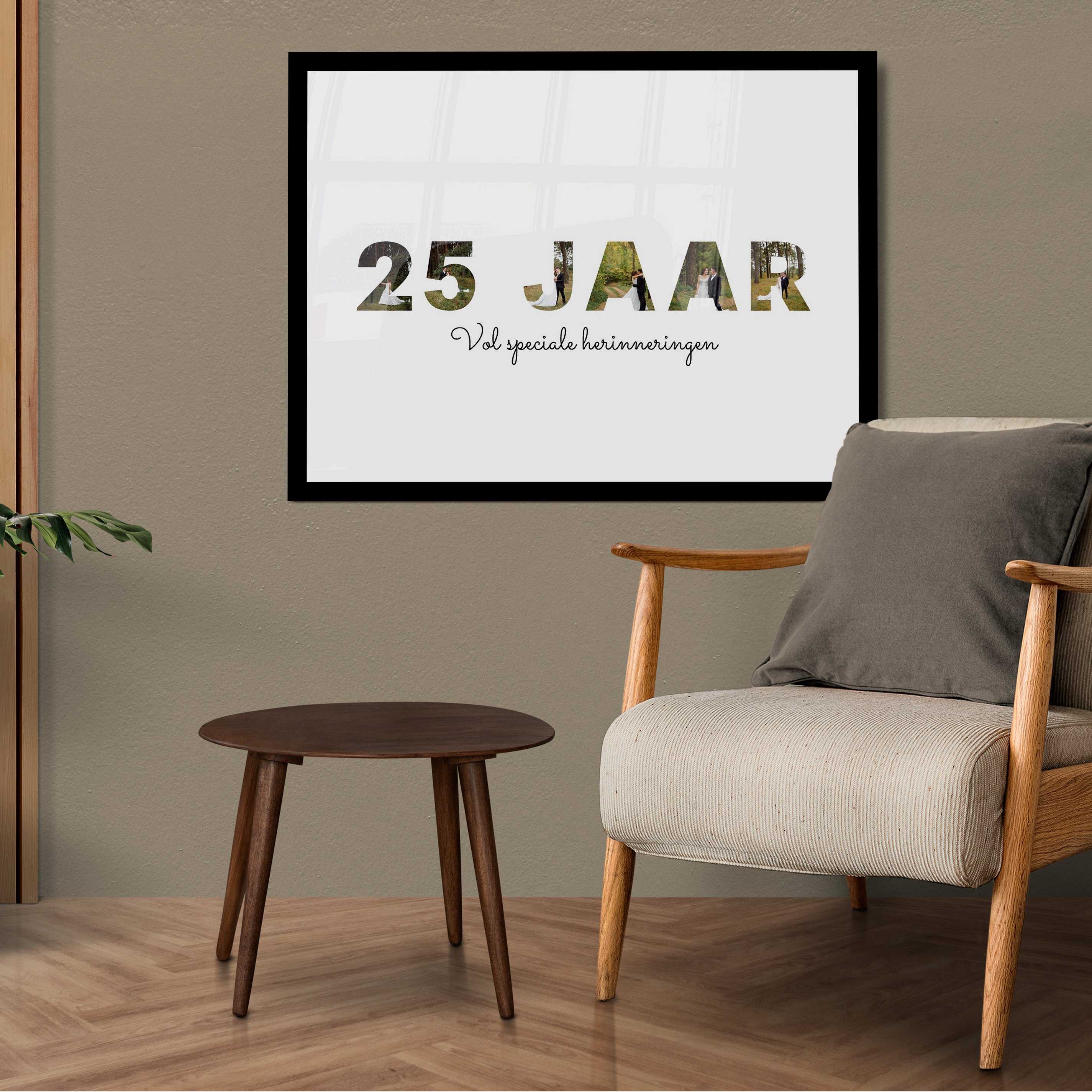 Poster met lijst - jubileum 25 jaar