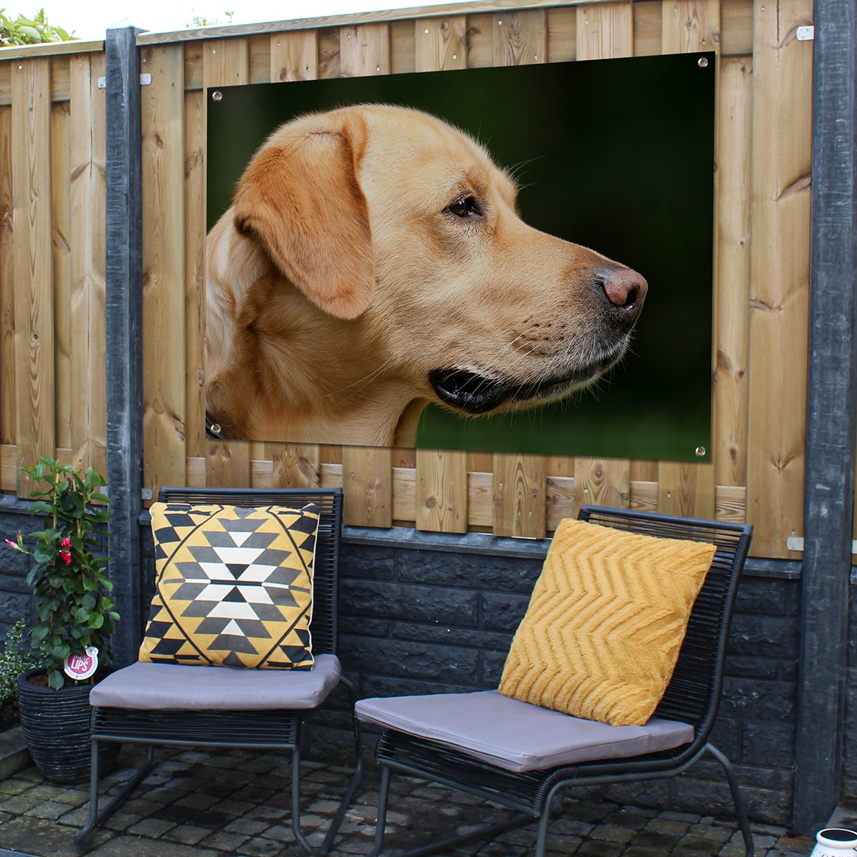 Tuinposter hond