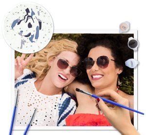 Foto op aluminium 40x30 cm