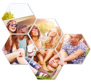 Foto op aluminium 60x40 cm