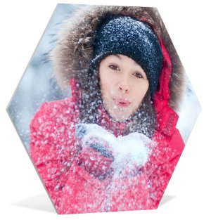 Foto op aluminium 60x40 cm