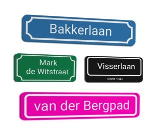 Foto op aluminium 40x30 cm