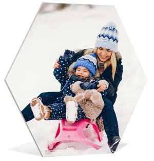 Foto op aluminium 40x30 cm