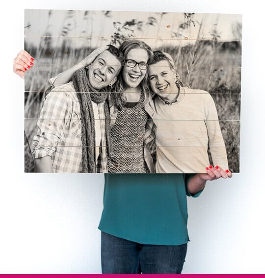 Foto op vurenhout 60x80