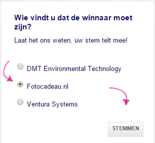 Stem op Fotocadeau.nl