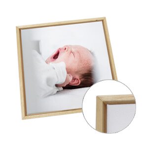 Foto op canvas + baklijst
