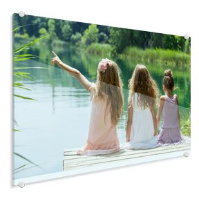 Vakantiefoto op plexiglas