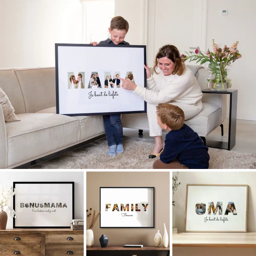 Gepersonaliseerde fotolijsten