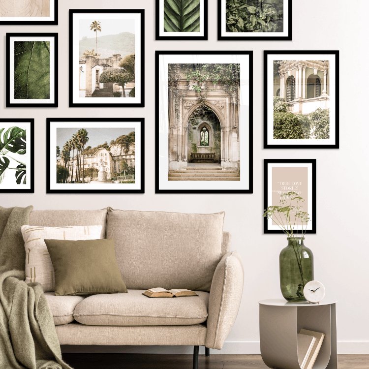 Fotowand natuur groen - Set 11 stuks (Compleet)-2