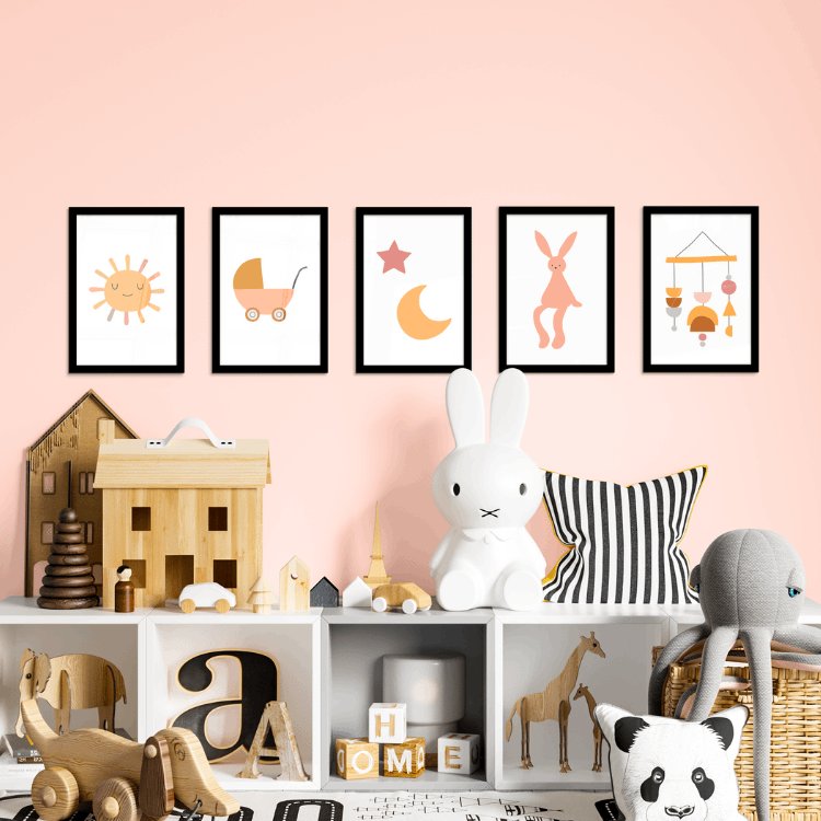 Fotowand sweet baby dreams - Set 5 stuks (Compleet)-2