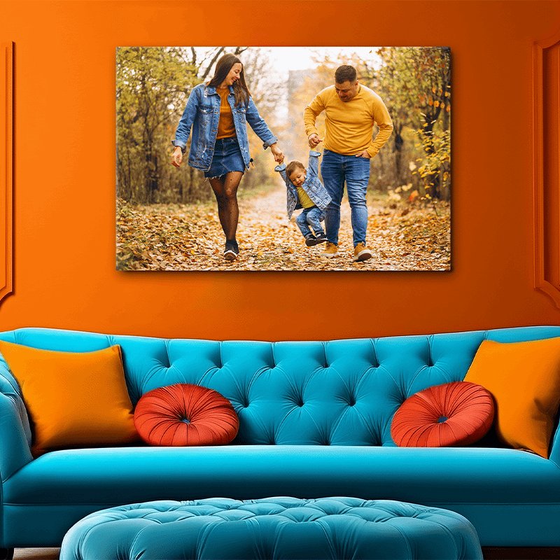Foto op canvas