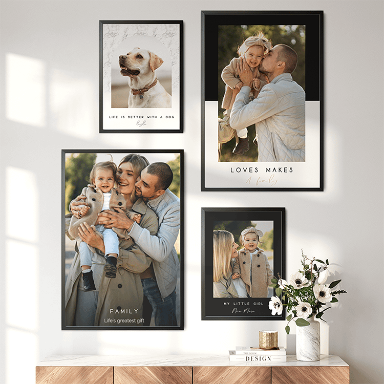 Gepersonaliseerde poster in lijst