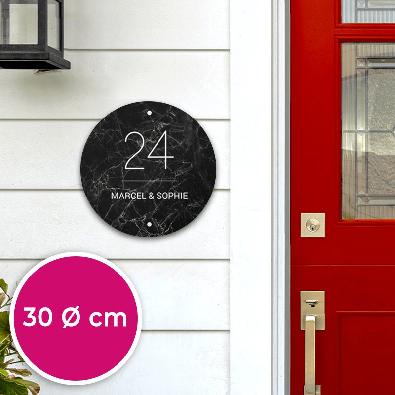 Hausnummernschild 30cm