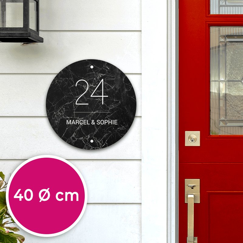 Hausnummernschild 40cm