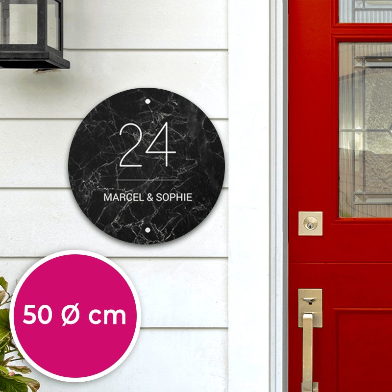 Hausnummernschild 50cm