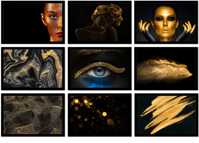 Black and Gold