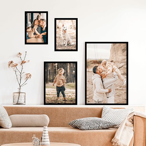 Fotowand met eigen foto's