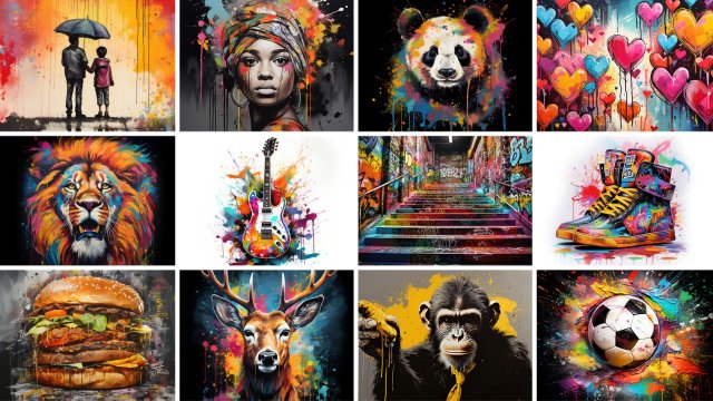Canvas graffiti