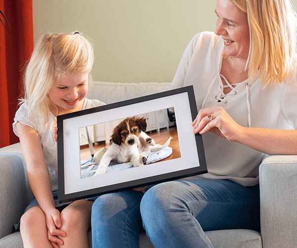 honden foto in fotolijst
