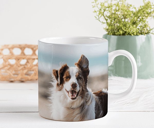 honden foto op mok