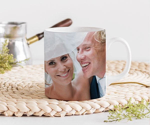 huwelijkscadeau op mok