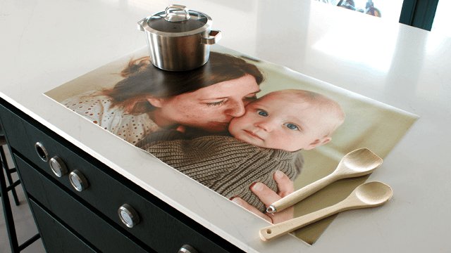 Inductiebeschermer met eigen foto