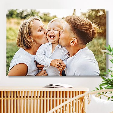 Foto op canvas