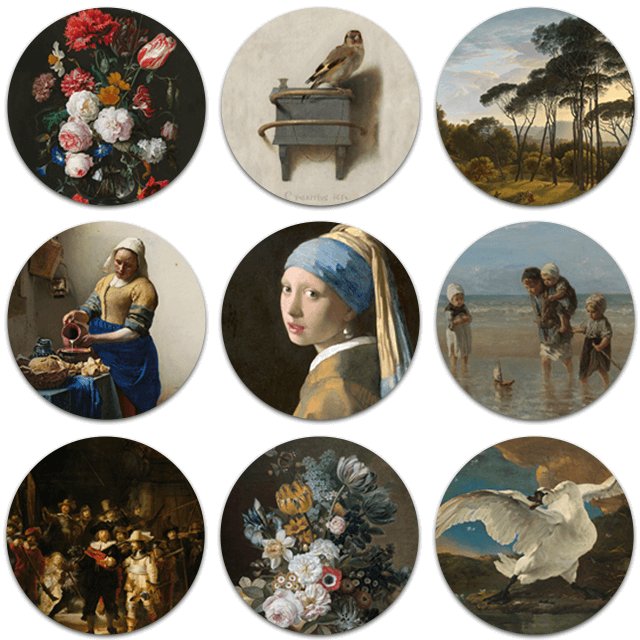 Behangcirkel oude meesters
