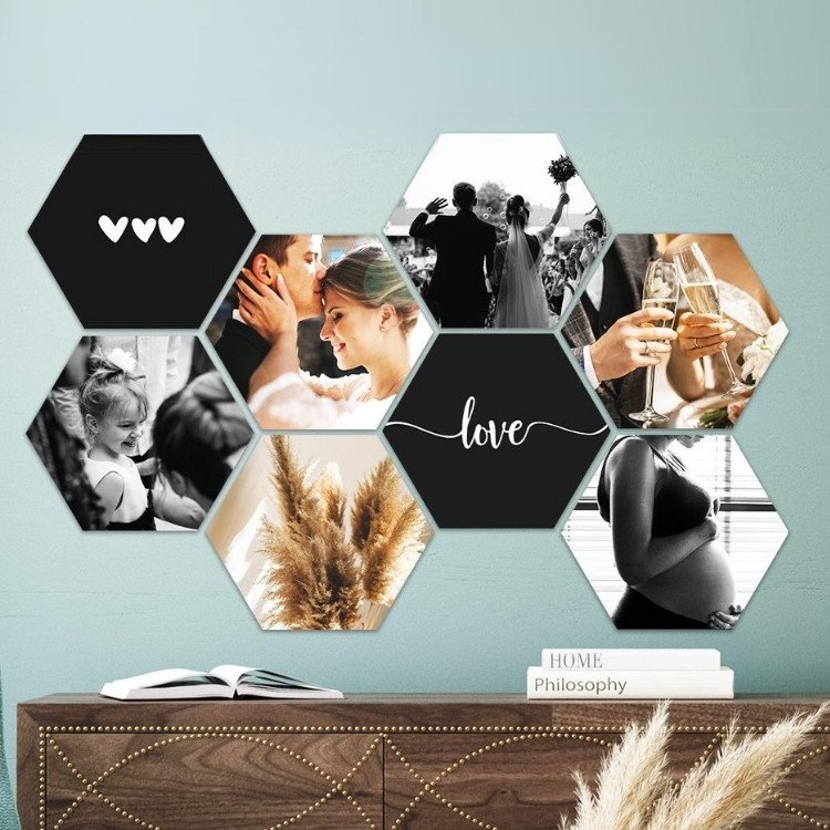 Hexagon collage zomer 2024