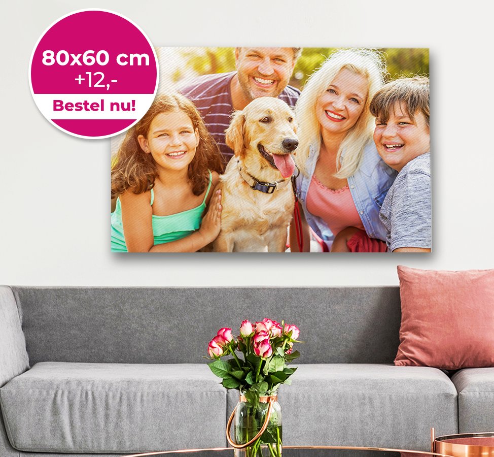 Foto op canvas 120x80