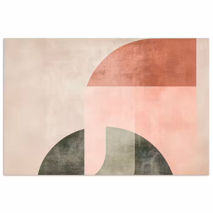 Poster - Cirkel - Abstract - Roze