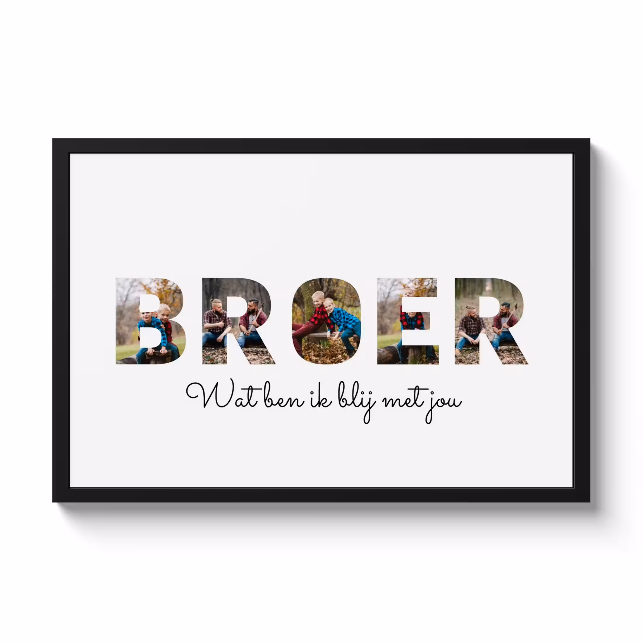 Foto in lijst - Broer