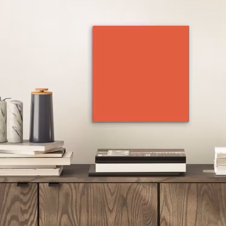 Aluminium schilderij - Rustic - Clay - Oranje — 2