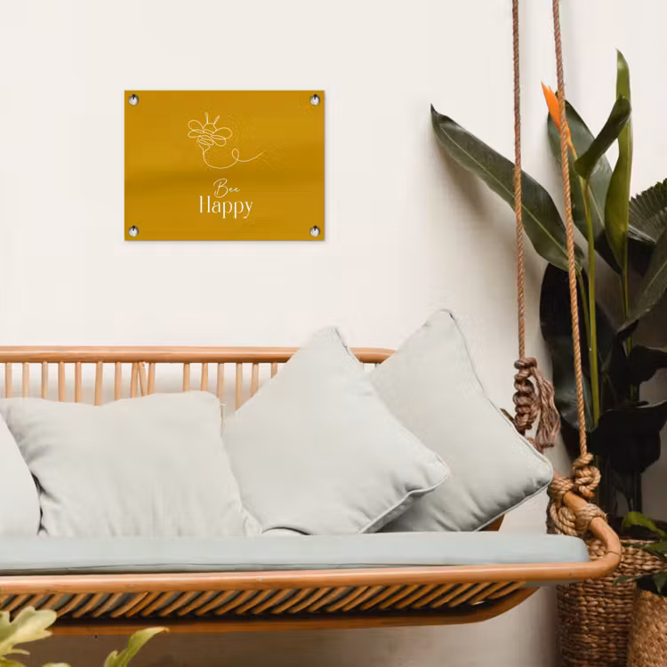 Tuinposter - Bee Happy — 5