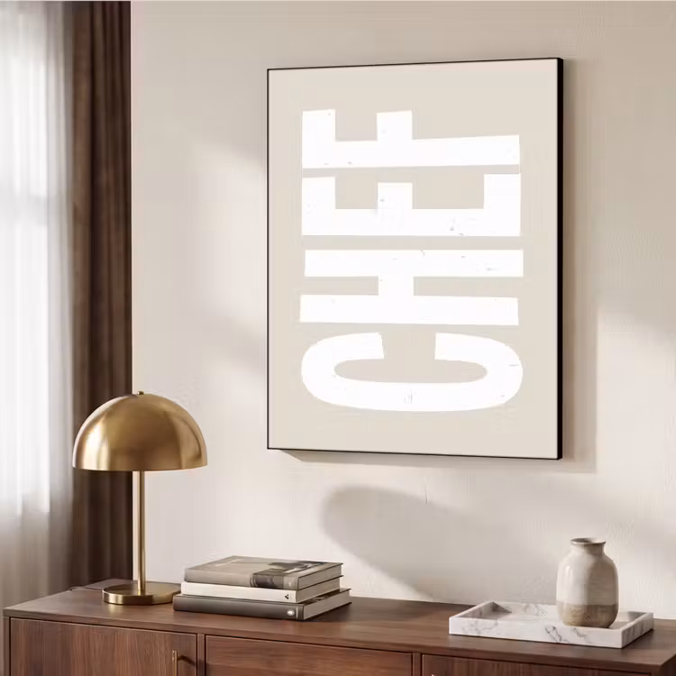 Art Frame - Wit - Chef - Decoratie - Japandi — 6