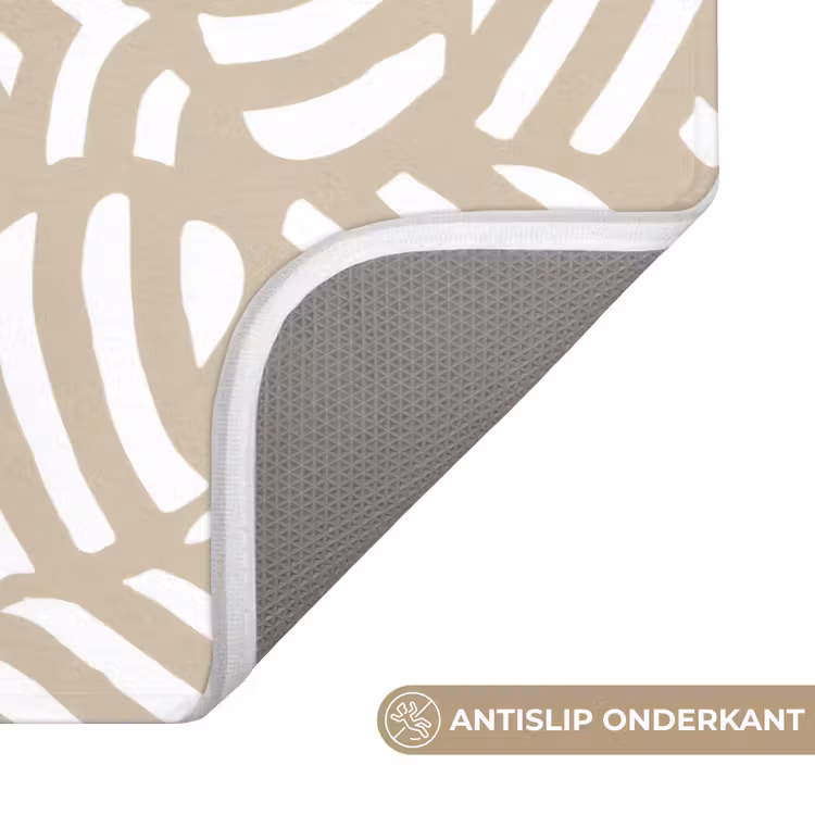 Badmat - Abstract - Modern - Beige — 3