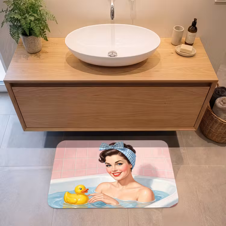 Badmat - Badkamer - Eend - Blauw — 2